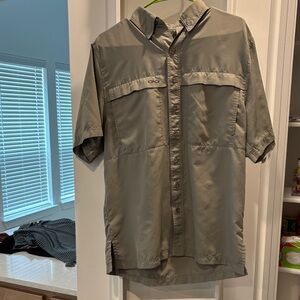 Men's olive Gamegaurd Short Sleeve shirt